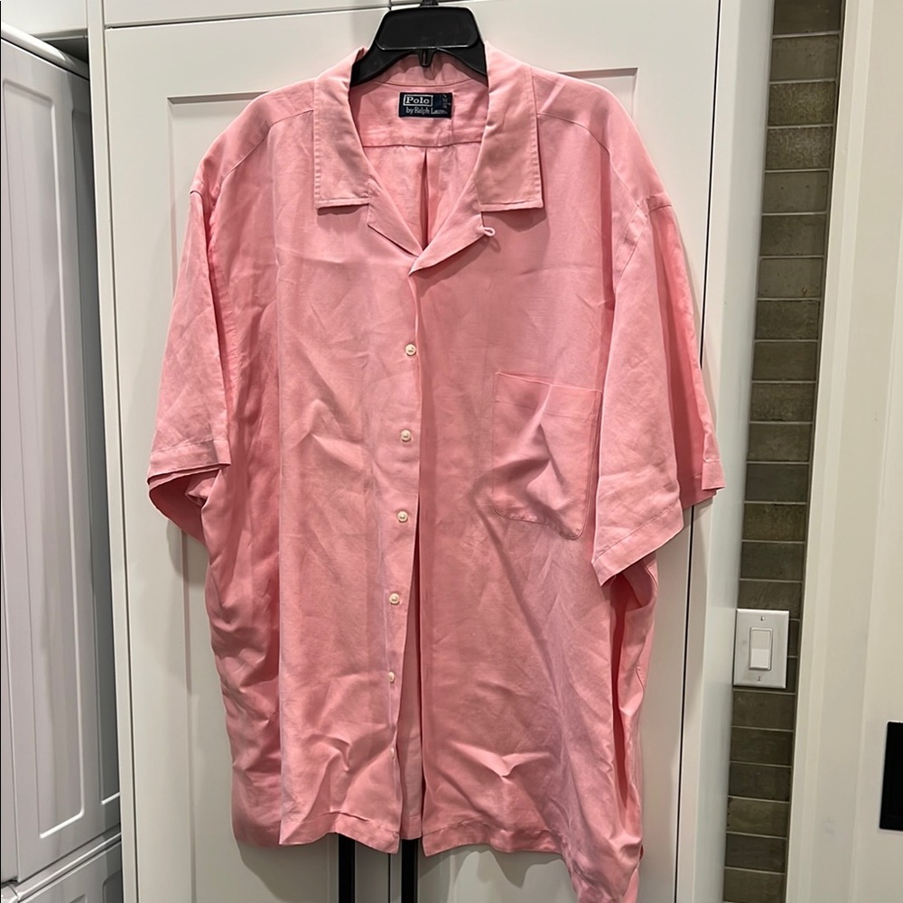 Polo Men's Pink Shirt